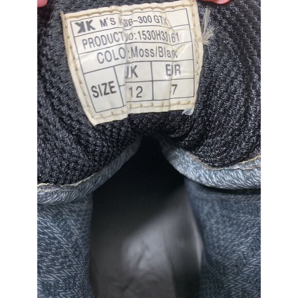 Karrimor KSB Hiking Boots Mens Size 13 Gore Tex Walking Green Black Vibram Shoe - Picture 6 of 10